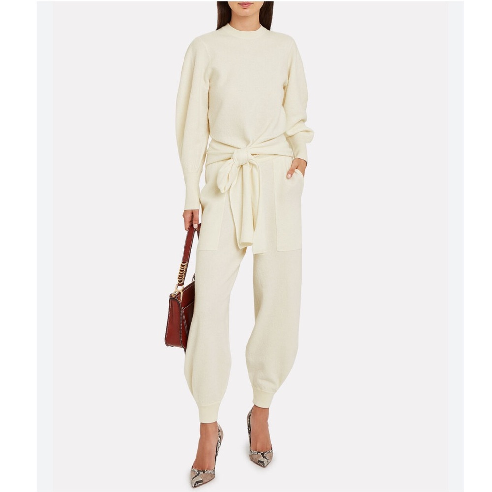 Ulla Johnson wool ivory sweatsuit